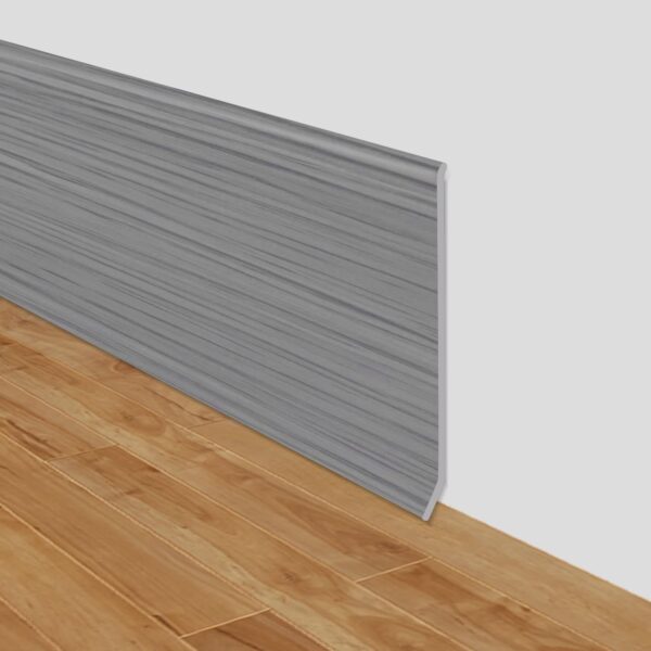 Flexible Baseboard Molding Trim 4 Inch x 20 Feet Self-Adhesive Vinyl Wall Base Peel