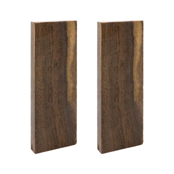 Oedema African Blackwood Exotic Hardwood Lumber Exotic Wood Boards Knife Handle Material for Woodworking Projects, DIY Tools, Crafts, Knife Handle, 4.72"×1.57"×0.39"